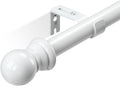 HOSKO 1 Inch Curtain Rod - Adjustable 30-60 Inches - Easy Installation