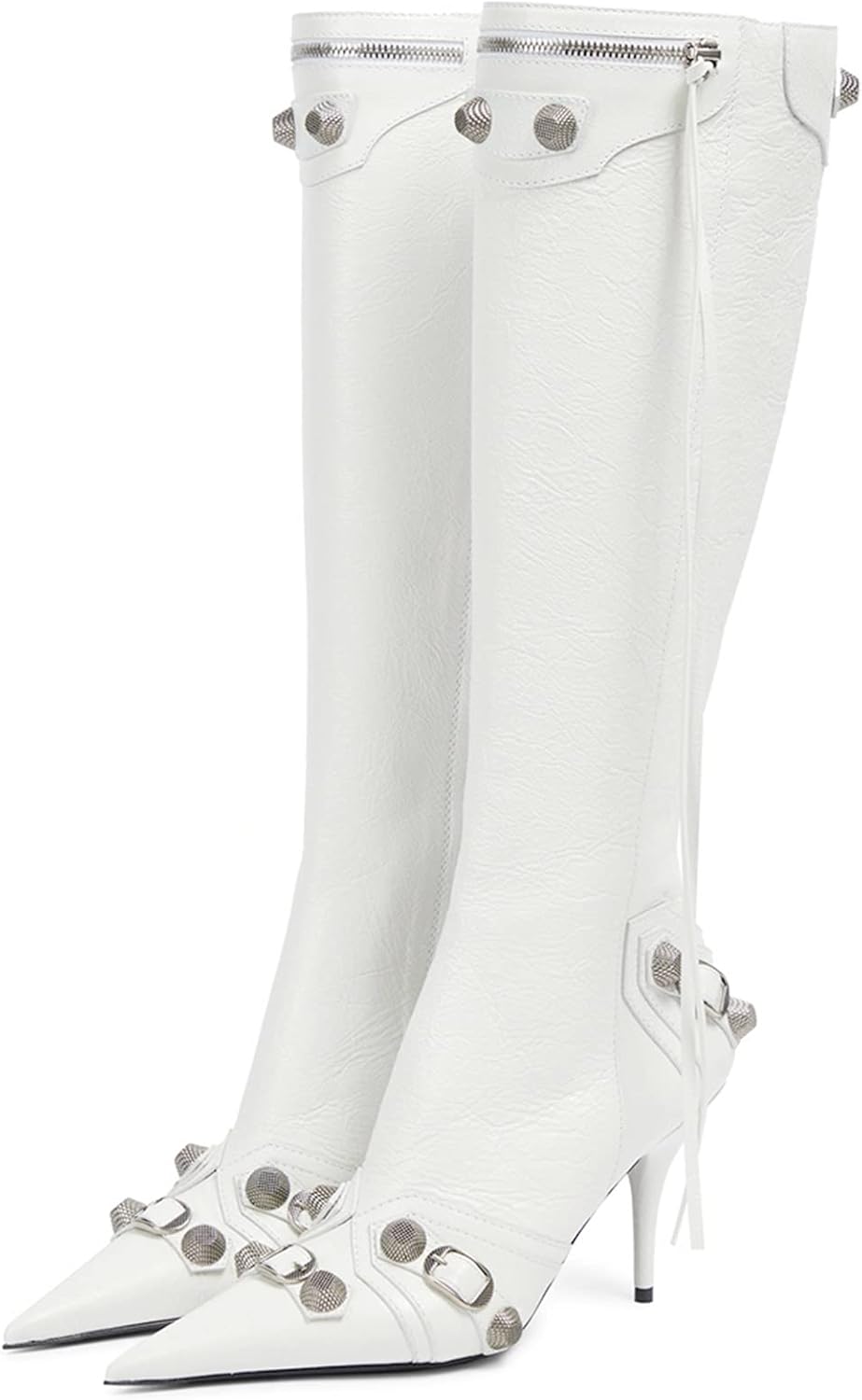 Dsevht Women's Stiletto Black Knee High Boots for Fashion Lovers
