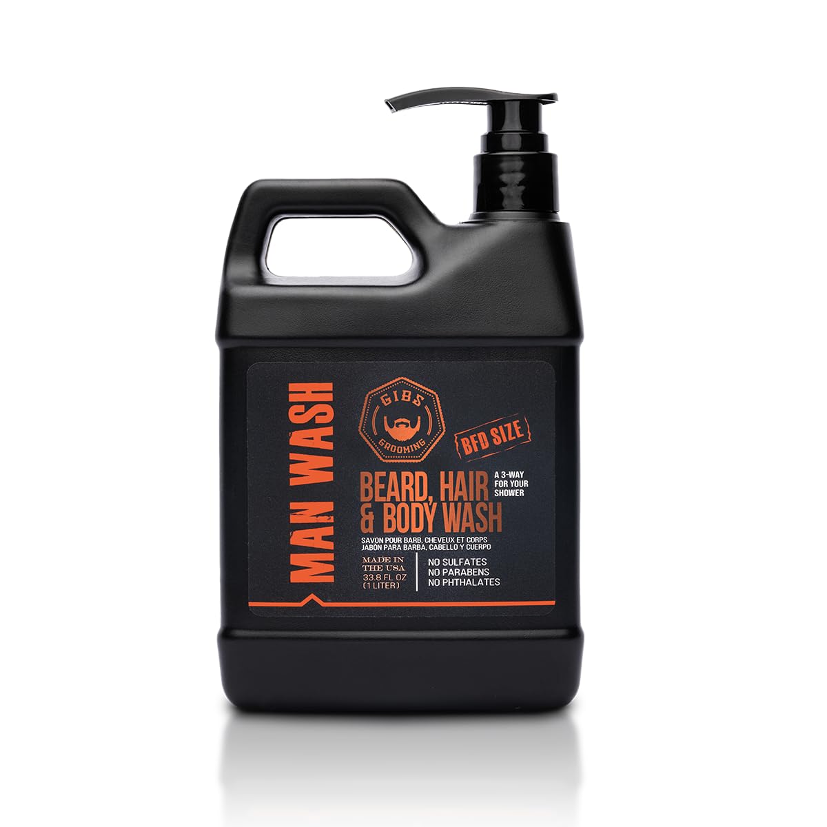 GIBS ManWash: The Ultimate Men's Body Wash for Freshness