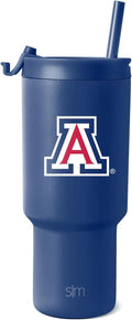 30oz Tumbler with Flip Lid and Straws - Perfect for Arizona Fans