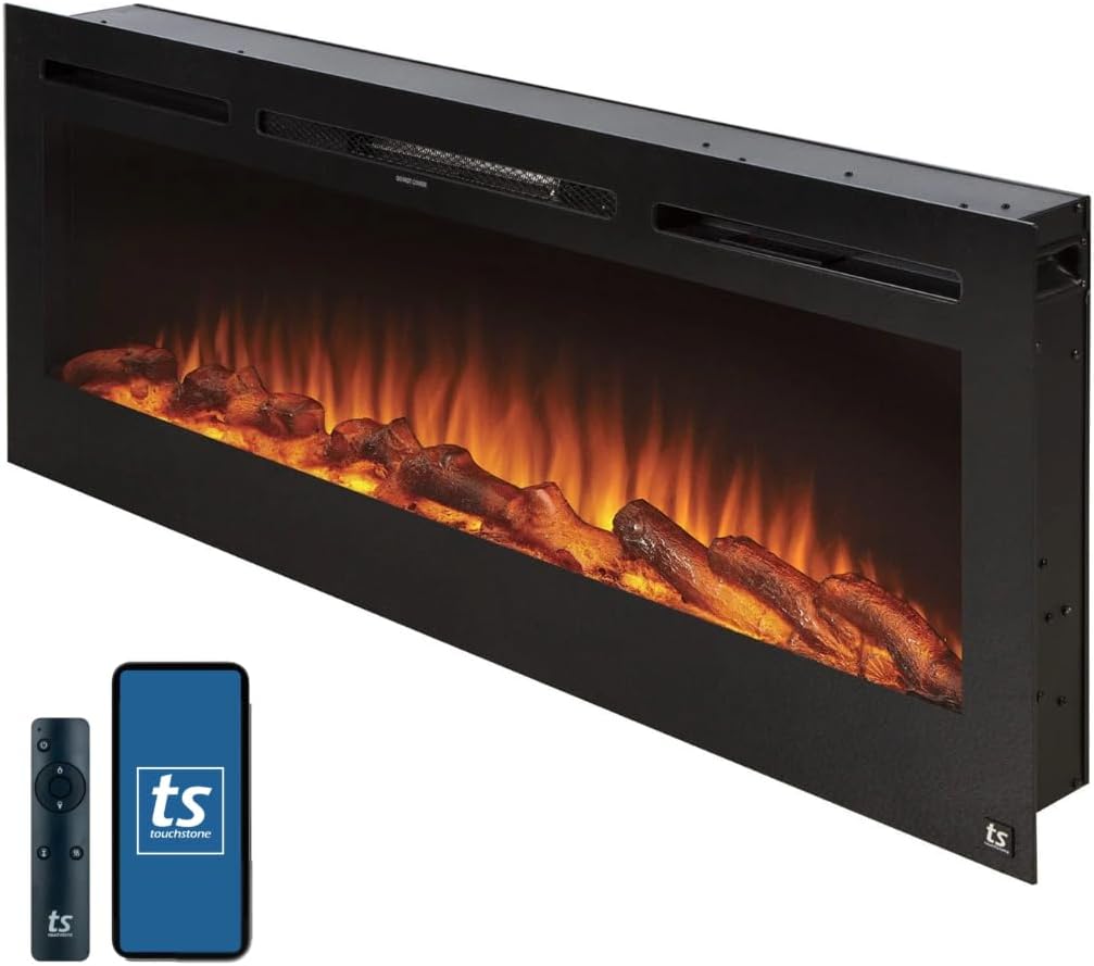 Touchstone Sideline 50 In-Wall Fireplace - 30 Flame Options