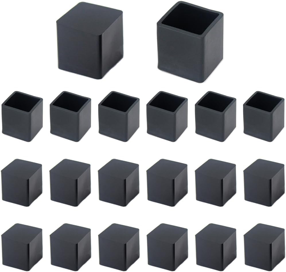 Protect Floors with 3/4 Chair Leg Caps - 20Pcs
