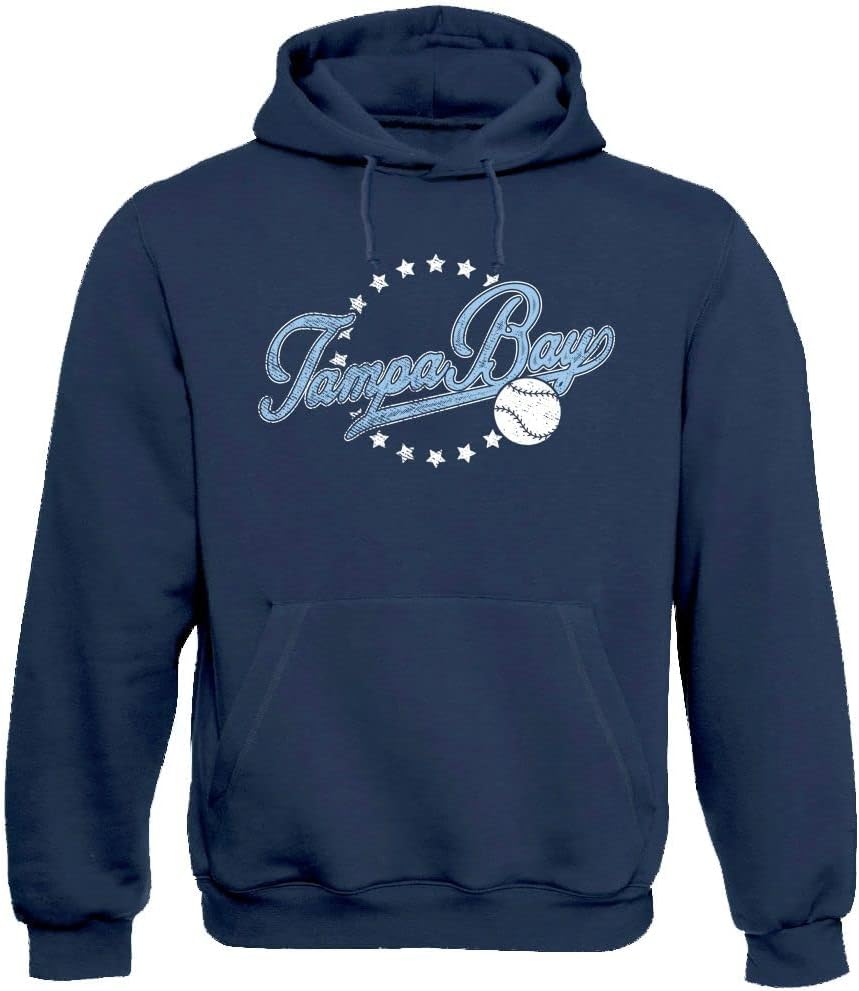 Xtreme Apparrel Team Vintage Style Men's Hoodie for Baseball Fans