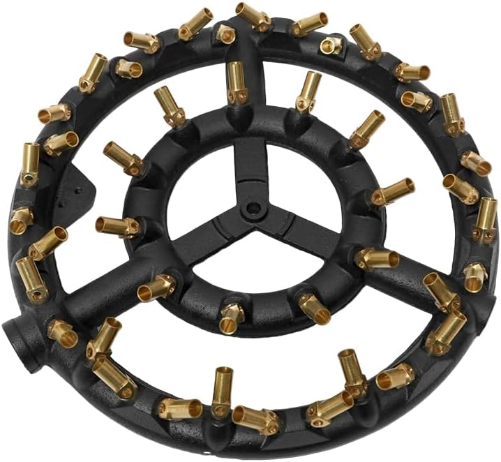 Propane Jet Burner with 44 Brass Tips for Camping and Cooking