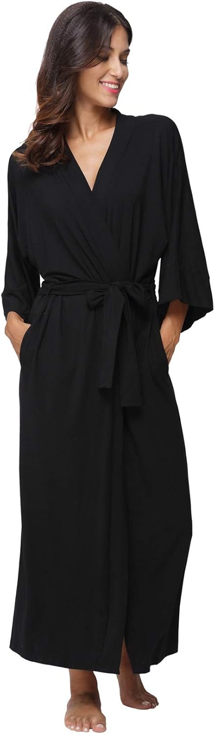 Women's Soft Long Bath Robes for Comfort and Style