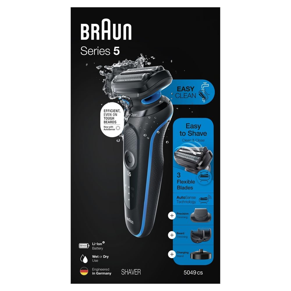 Braun Series 5 5049cs Electric Shaver for Close Shaving