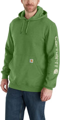 Carhartt Men's Loose Fit Midweight Logo Sleeve Sweatshirt (Style S93J)