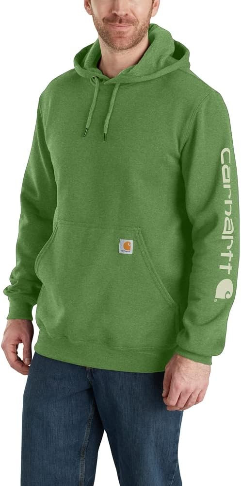 Carhartt Men's Loose Fit Midweight Logo Sleeve Graphic Sweatshirt