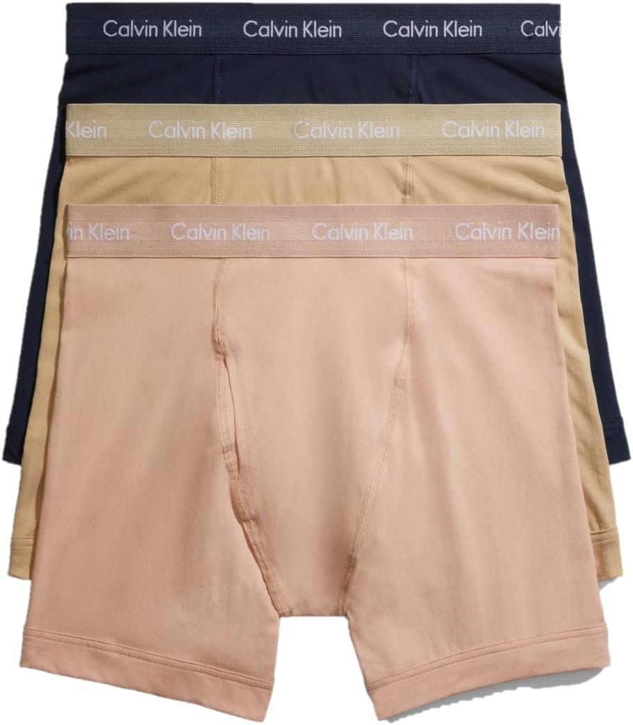Calvin Klein Men's Cotton Stretch Boxer Briefs 3-Pack for Comfort