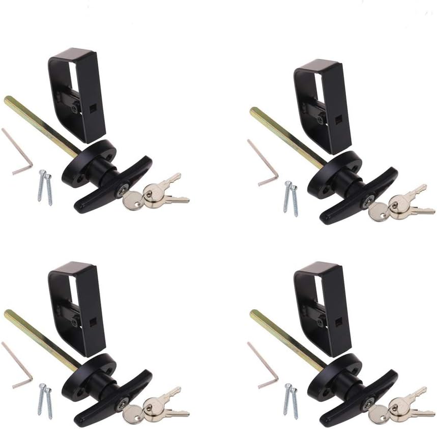 412 T-Handle Shed Door Lock Handle for Secure Storage Solutions