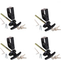 512 in Shed Door Lock T-Handle 5.5 in Keyed Alike Kit - Heavy Duty