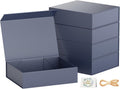 Gift Boxes with Lids 11.5x7.8x3 in Gentleman Blue - Sturdy Magnetic