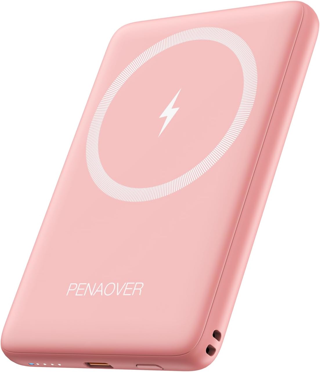 5000mAh Magnetic Portable Charger, Fast Wireless Charging