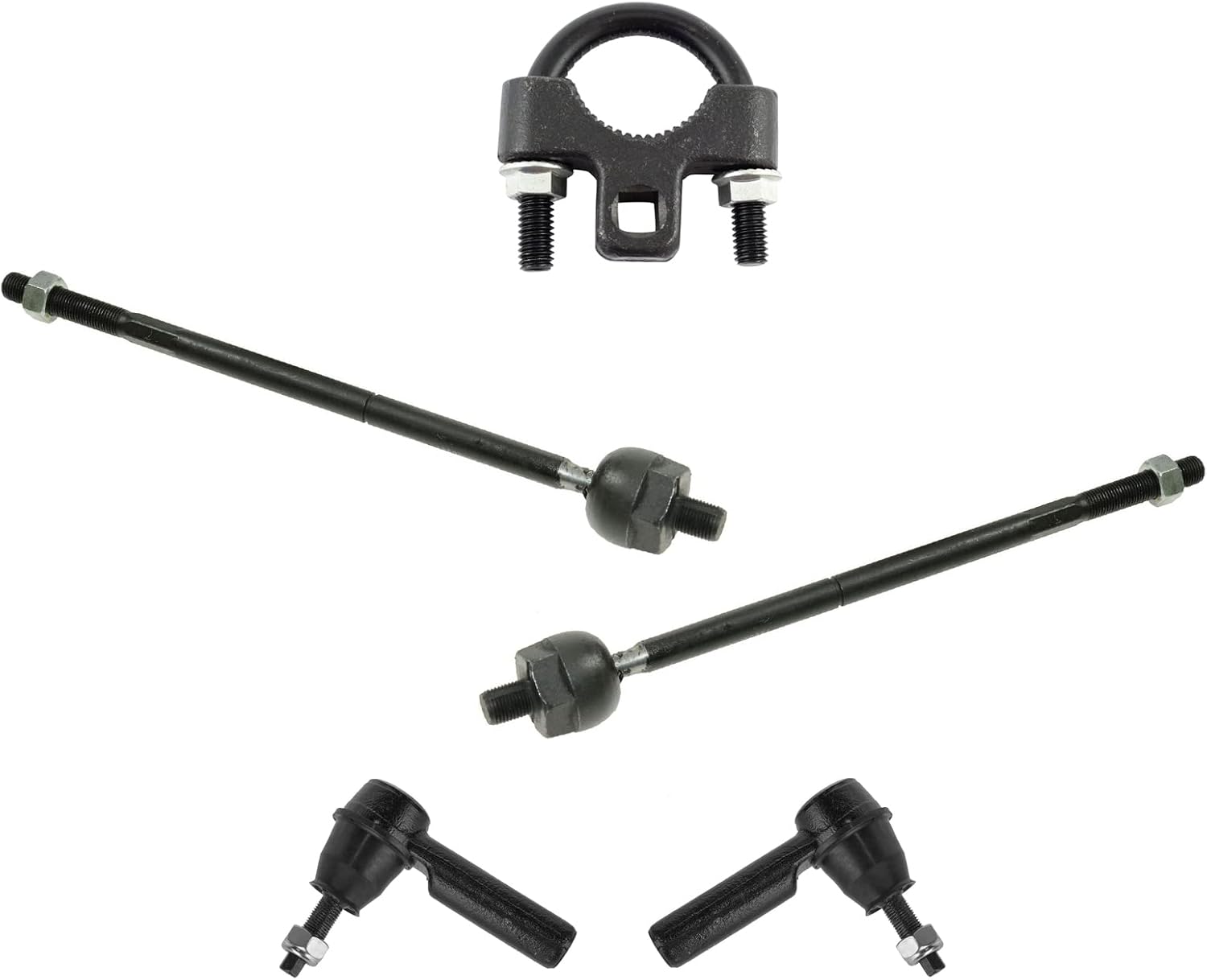 TRQ Front Tie Rod Set for 2005-2010 Ford Mustang - Direct Fit