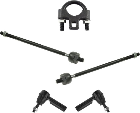 TRQ Front Tie Rod Set for 2005-2010 Ford Mustang - Direct Fit