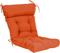 Orange High Back Chair Cushion - QILLOWAY Indoor/Outdoor Comfort