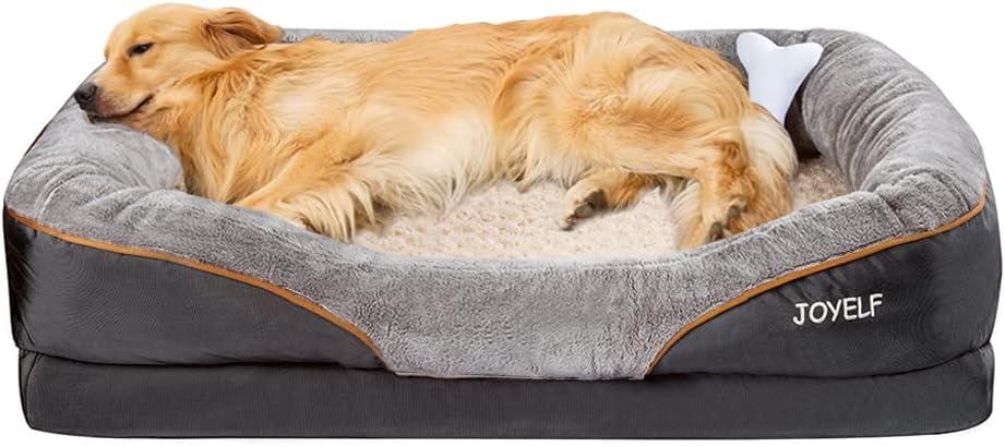 JOYELF XLarge Memory Foam Dog Bed for Ultimate Comfort