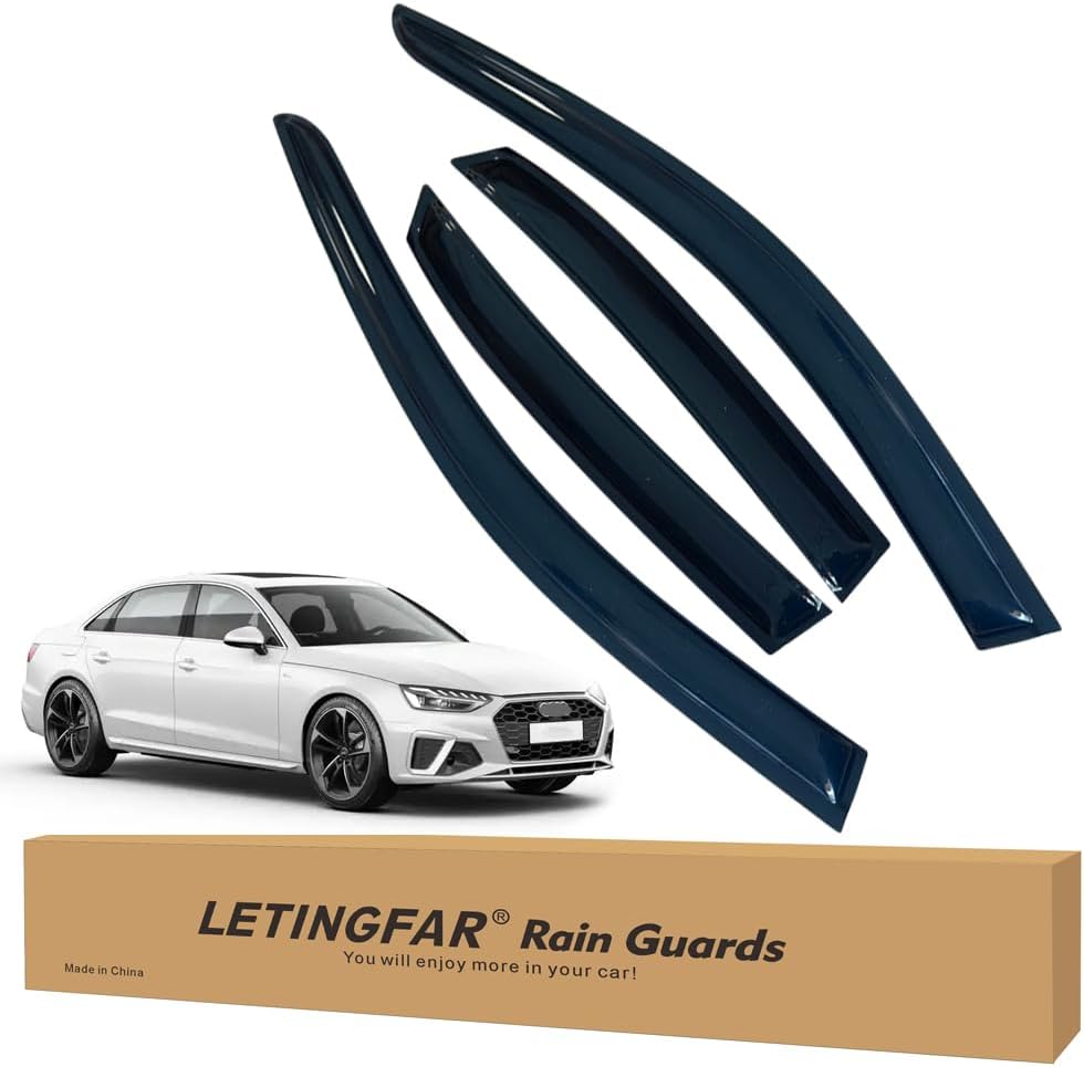 Window Visors Rain Guards for Audi A4 2017-2023 Accessories