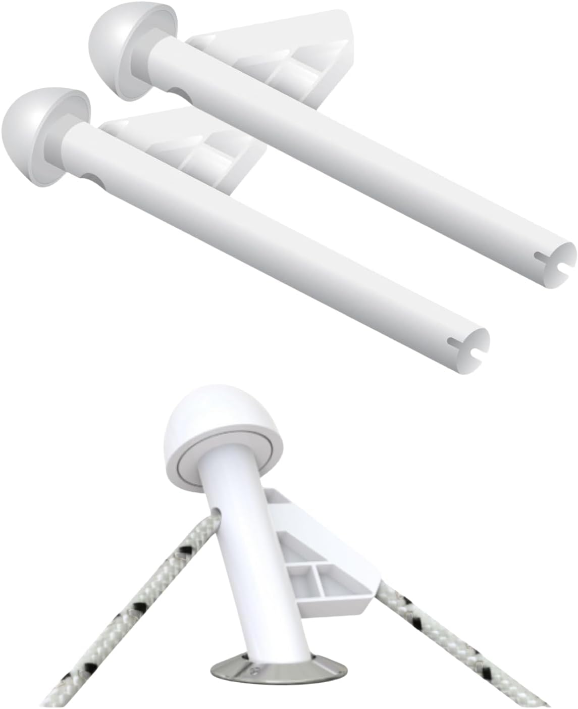 DL Fender 2 Pack Rod Holder for Effortless Boat Fender Management