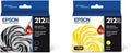 EPSON 212 Claria High Capacity Black & Yellow Cartridges - Reliable