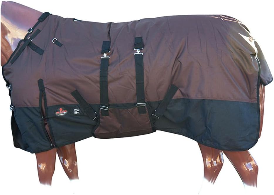 HILASON 1200D Winter Waterproof Poly Horse Blanket for Comfort