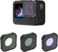 for HERO9/10/11/12/13 Black Lens Filters Set - UV, CPL, Night Filter