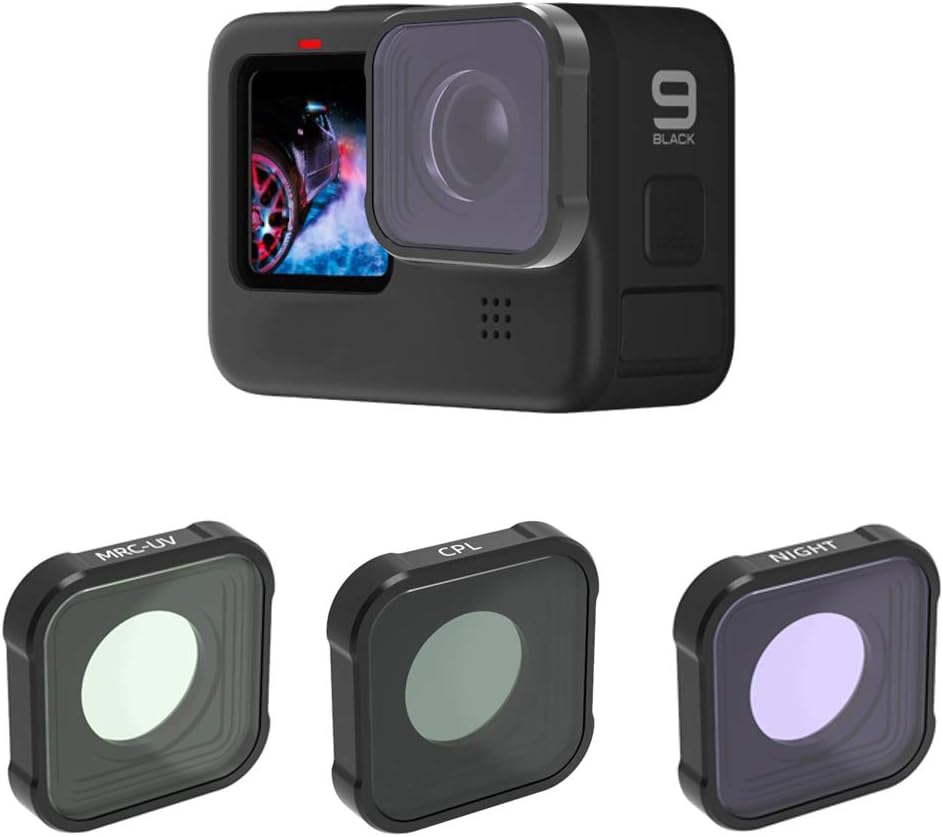 GoPro Hero 9 10 11 12 13 Black Lens Filters Set for Stunning Shots