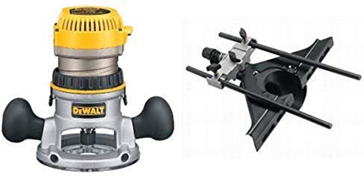 DEWALT DW616 Router with Edge Guide and Vacuum Adaptor Review