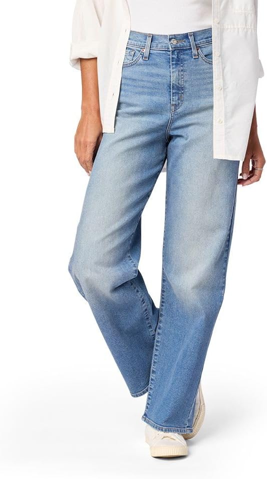 Levi Strauss Signature Women's High-Rise Loose Straight Jeans