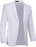 Mens Suit Jackets Casual Two Button Slim Fit Blazers - Slim Fit Style