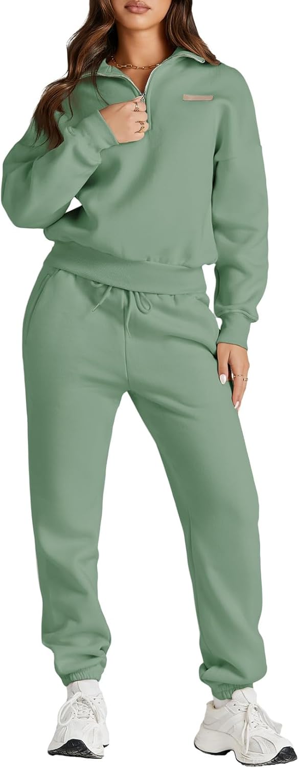 Herseas Women 2 Piece Outfits Sweatsuit Lounge Set for Comfort