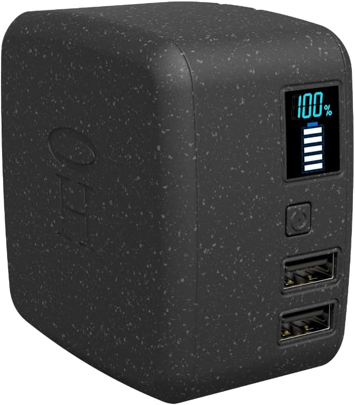 HALO Portable Phone Charger Power Cube - 10,000mAh Power Bank