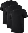 BAMBOO COOL Men's Undershirt Moisture-Wicking Crewneck 3-Pack Jewelry