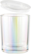 CandMak Candle Jars 20 Pack 6 OZ Empty Glass Candle Vessels - Luxury