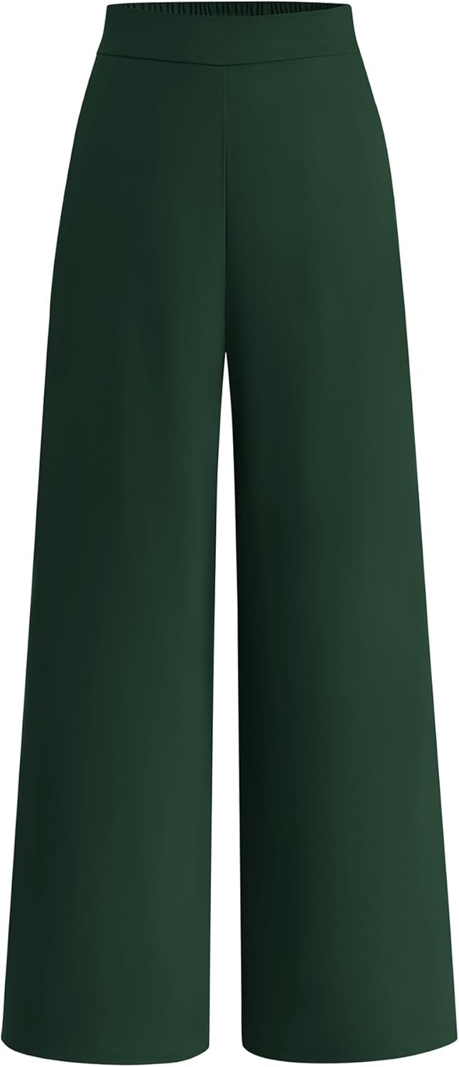 High Waisted Wide Leg Pants for Women - Business Casual Style