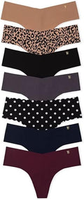 Victoria's Secret No Show Thong Underwear Multi Pack - Smooth Women's