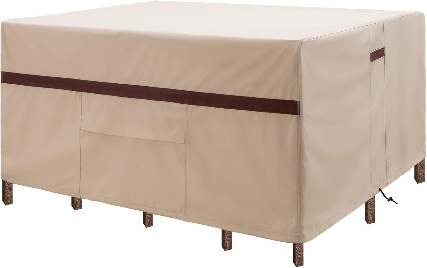Waterproof Square Patio Table and Chair Covers for Outdoor Use