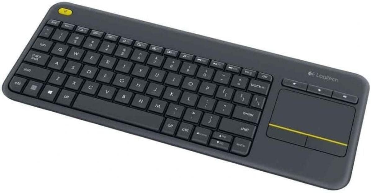 Logitech K400 Plus Wireless Keyboard with Touchpad for Easy Control