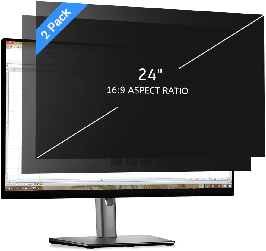 MOBDIK 24 Inch Computer Privacy Screen for Widescreen Monitors
