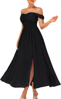 Women's Summer Flowy Maxi Dress by GRACE KARIN with Floral Design