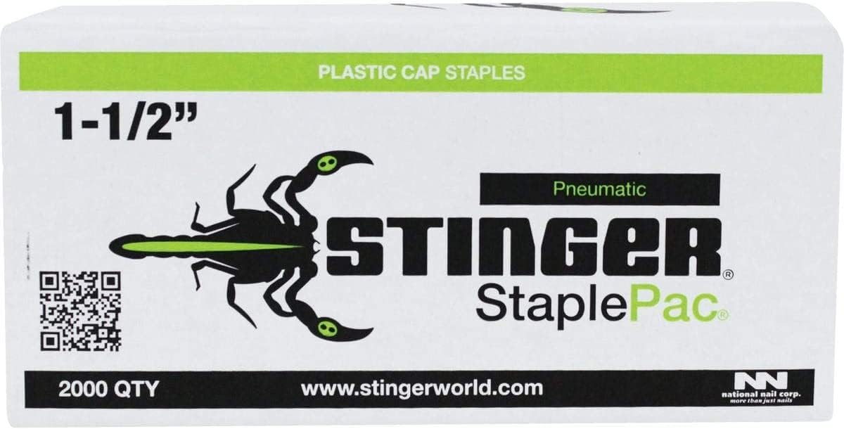 Cap Staples for CS150B Pneumatic Stapler - 2000 Count Pack