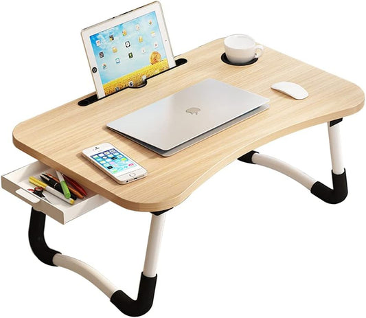 Portable Lap Desk: Holders, Storage, Foldable Legs!