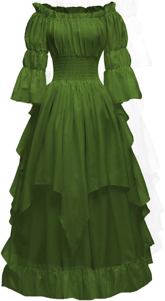 Abaowedding Women's Gothic Witch Dress for Medieval Events