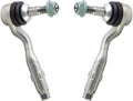 TRQ 2pc Outer Tie Rod Set LH Driver & RH Passenger Sides for BMW