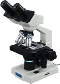 OMAX M82E LED Binocular Compound Microscope - 40X-2000X