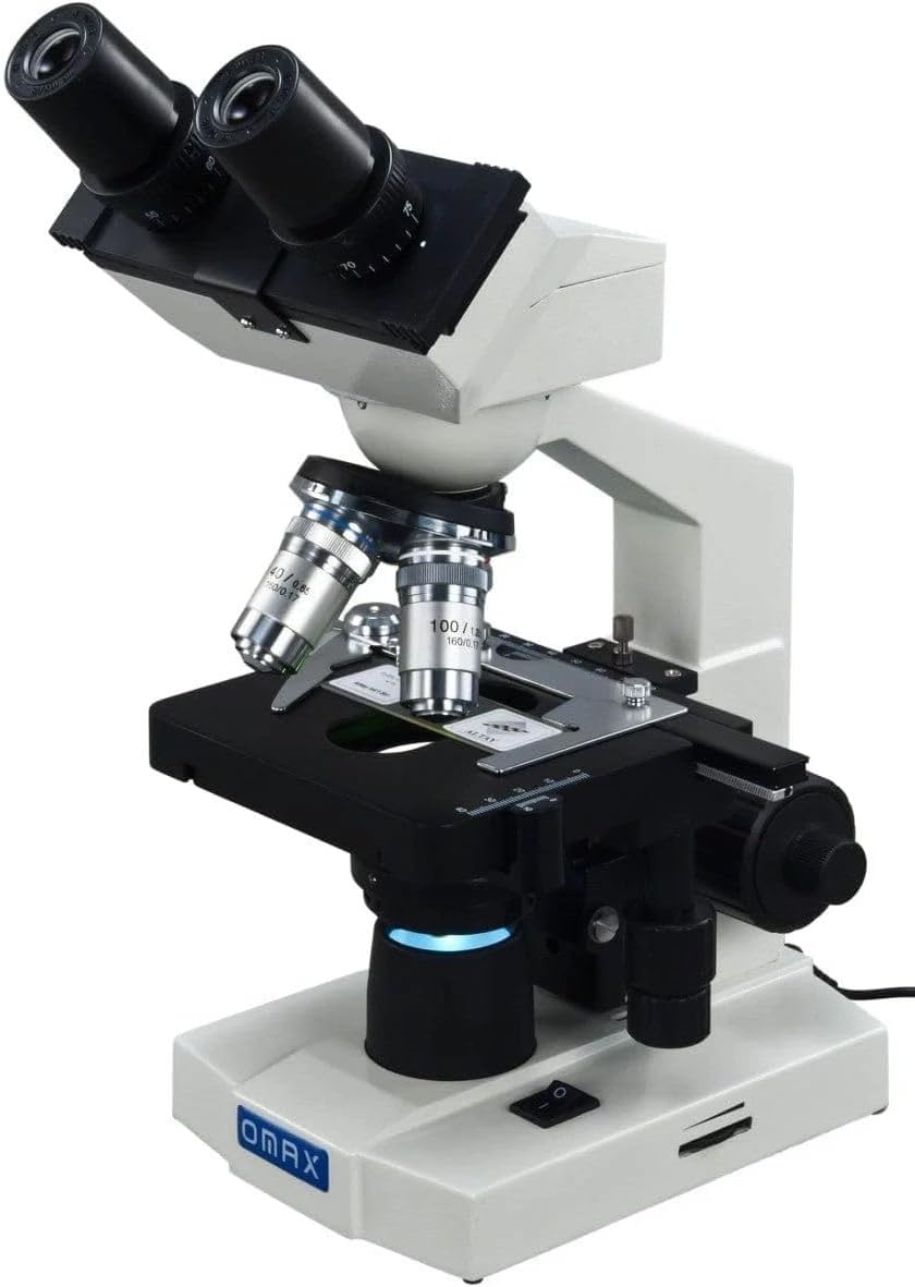 OMAX M82E Series LED Binocular Compound Lab Microscope Review