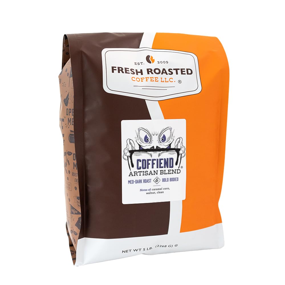 Fresh Roasted Coffee Coffiend 5 lb Medium-Dark Roast
