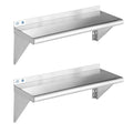 ROCKPOINT Stainless Steel Shelf 10 x 30 Inches for Heavy Use