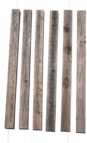 Rustic Weathered Reclaimed Wood Planks for DIY Crafts and Decor