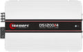 Taramps DS 1200x4 2 Ohms 4 Channels 1200 Watts Amplifier - Compact